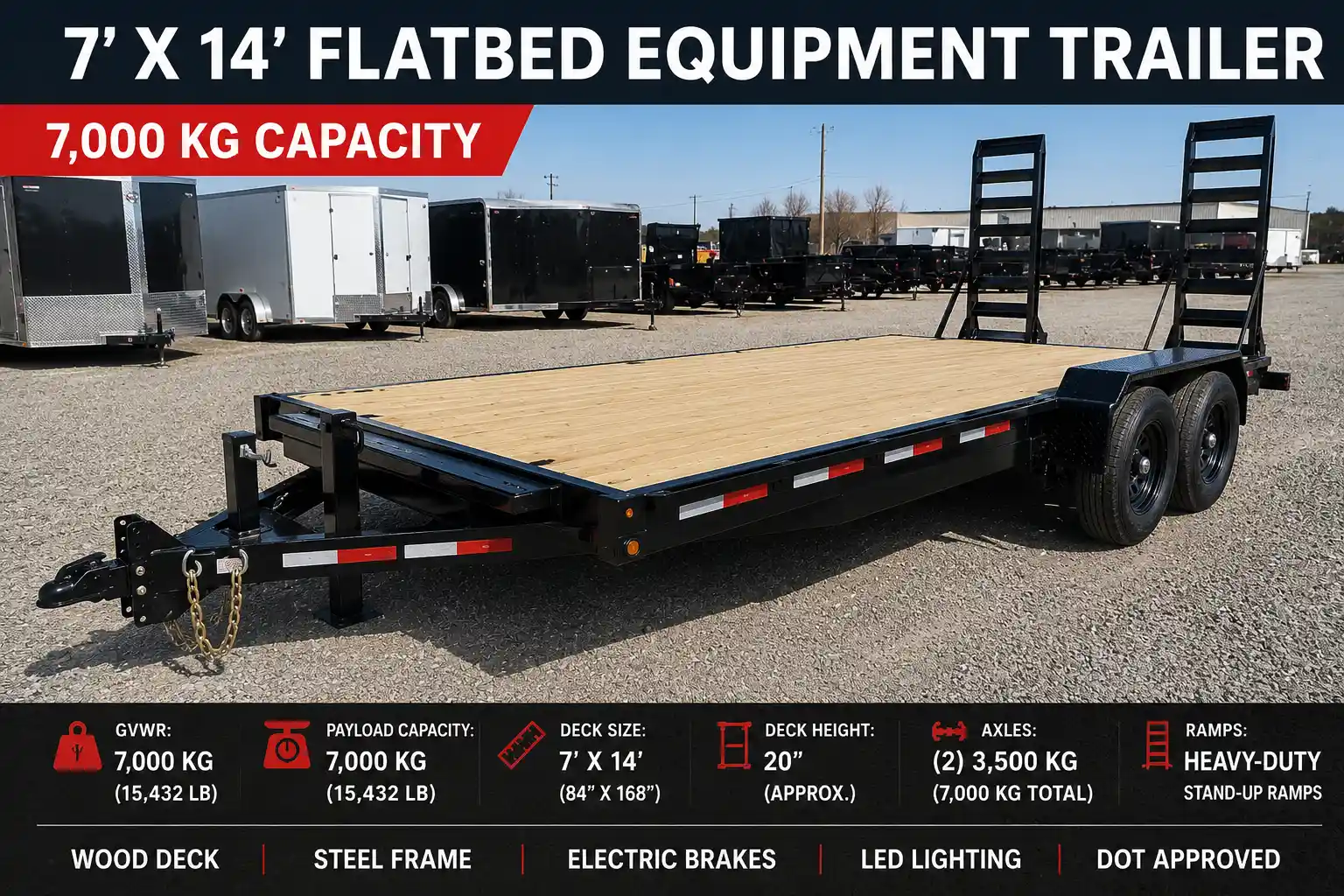 Flat bed Trailer
