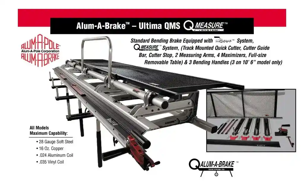 10'6" Aluminum Brake Cutter & Measuring System