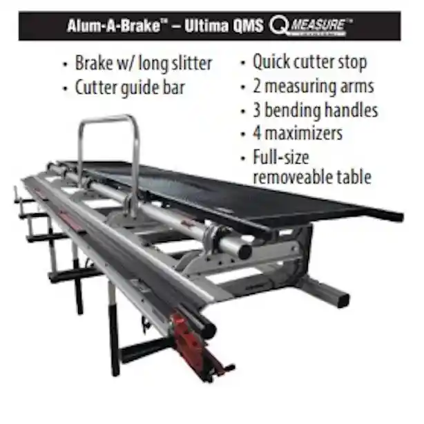 10'6" Aluminum Brake Cutter & Measuring System