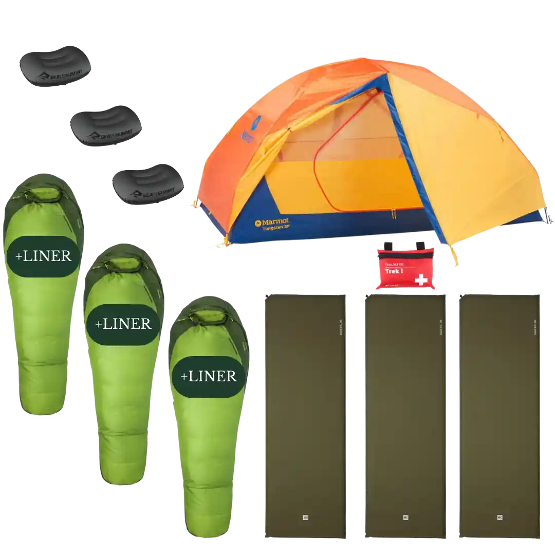 Camping Essential Package for 3