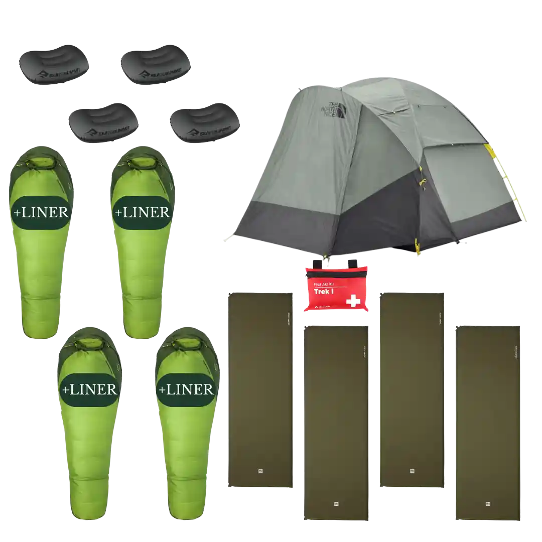 Camping Essential Package for 4
