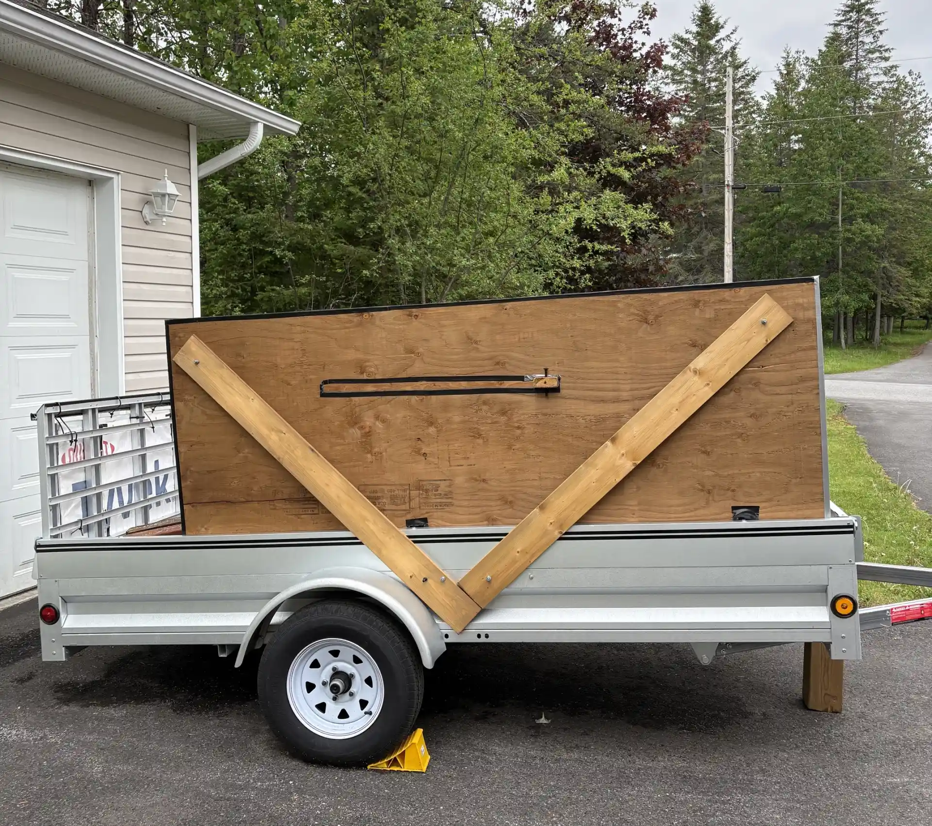 Large 5 x10 Utility Trailer with Side Walls