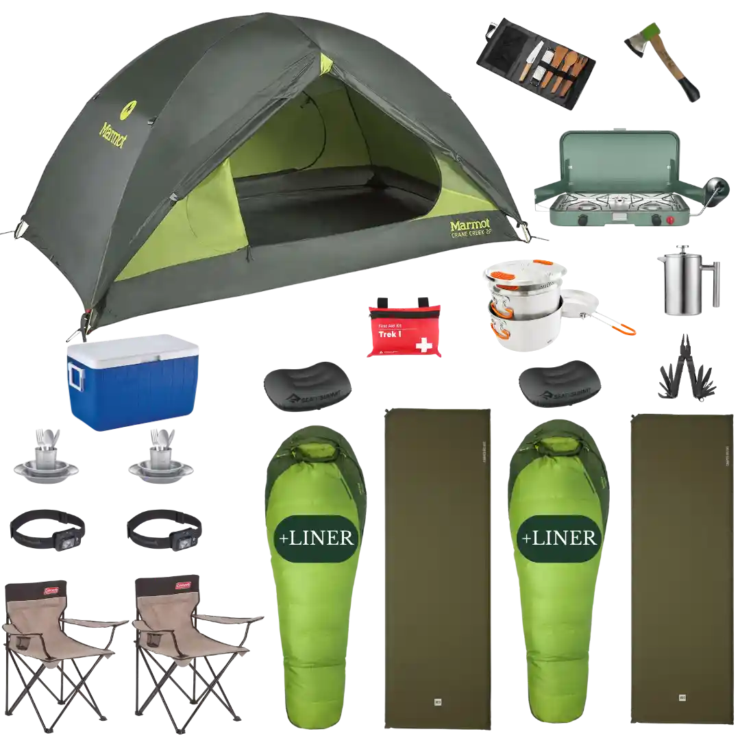 Camping Complete Package for 2