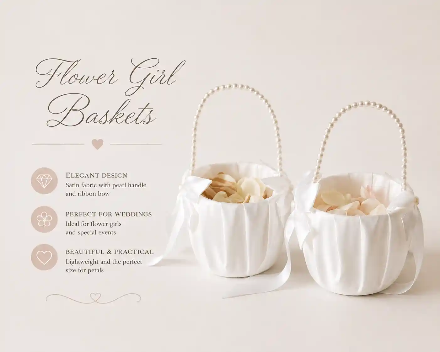 Flower girl baskets that make the sweetest memorie