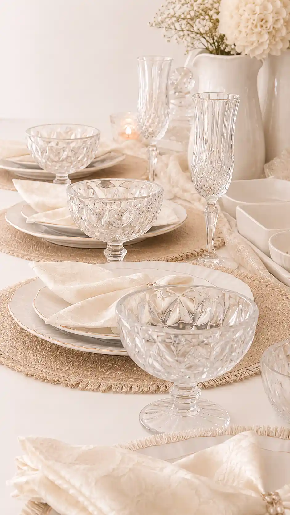Crystal Dessert Bowls for R E N T A L