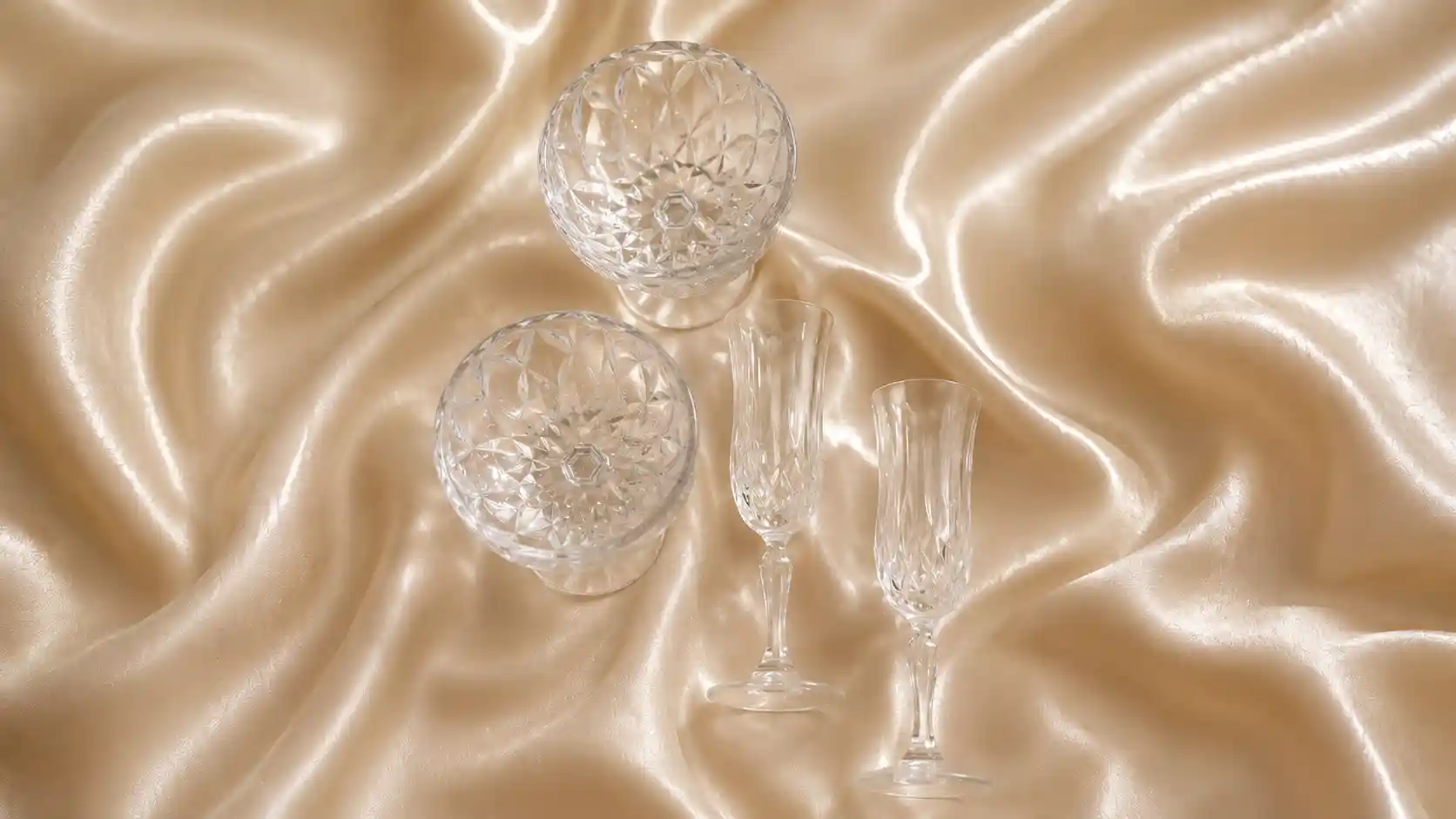 Crystal Dessert Bowls for R E N T A L