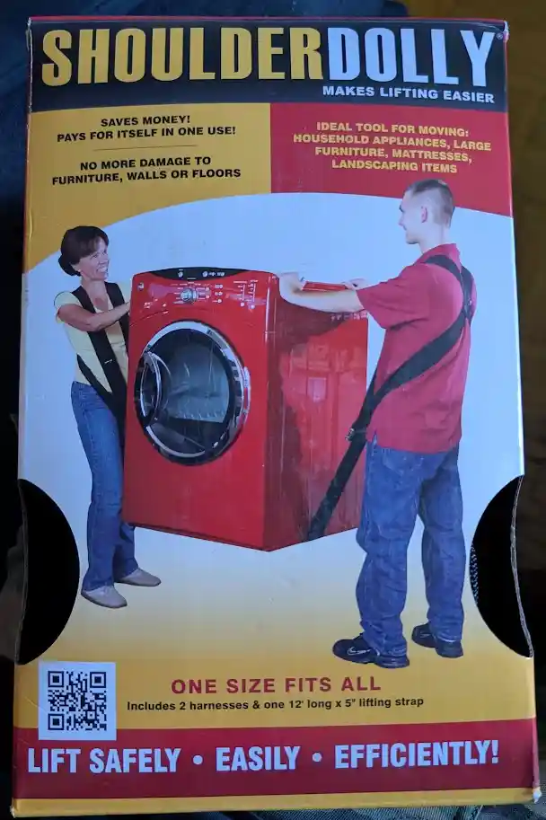 Heavy Furniture Moving & Lifting Straps - 2 Person