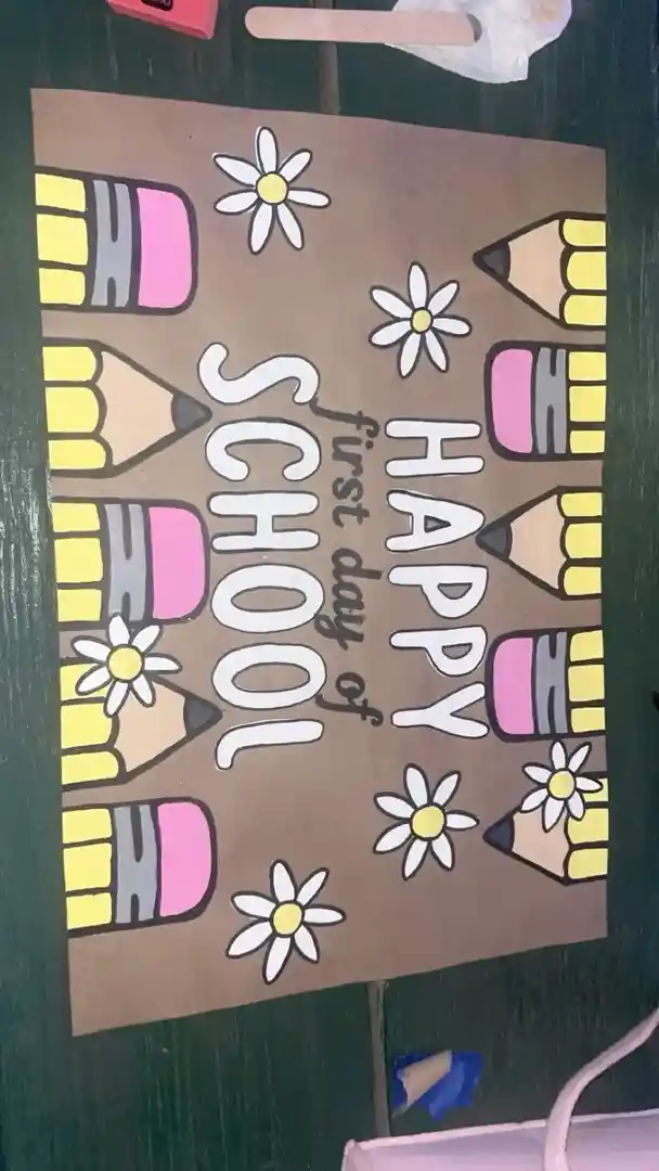 Hand painted banners