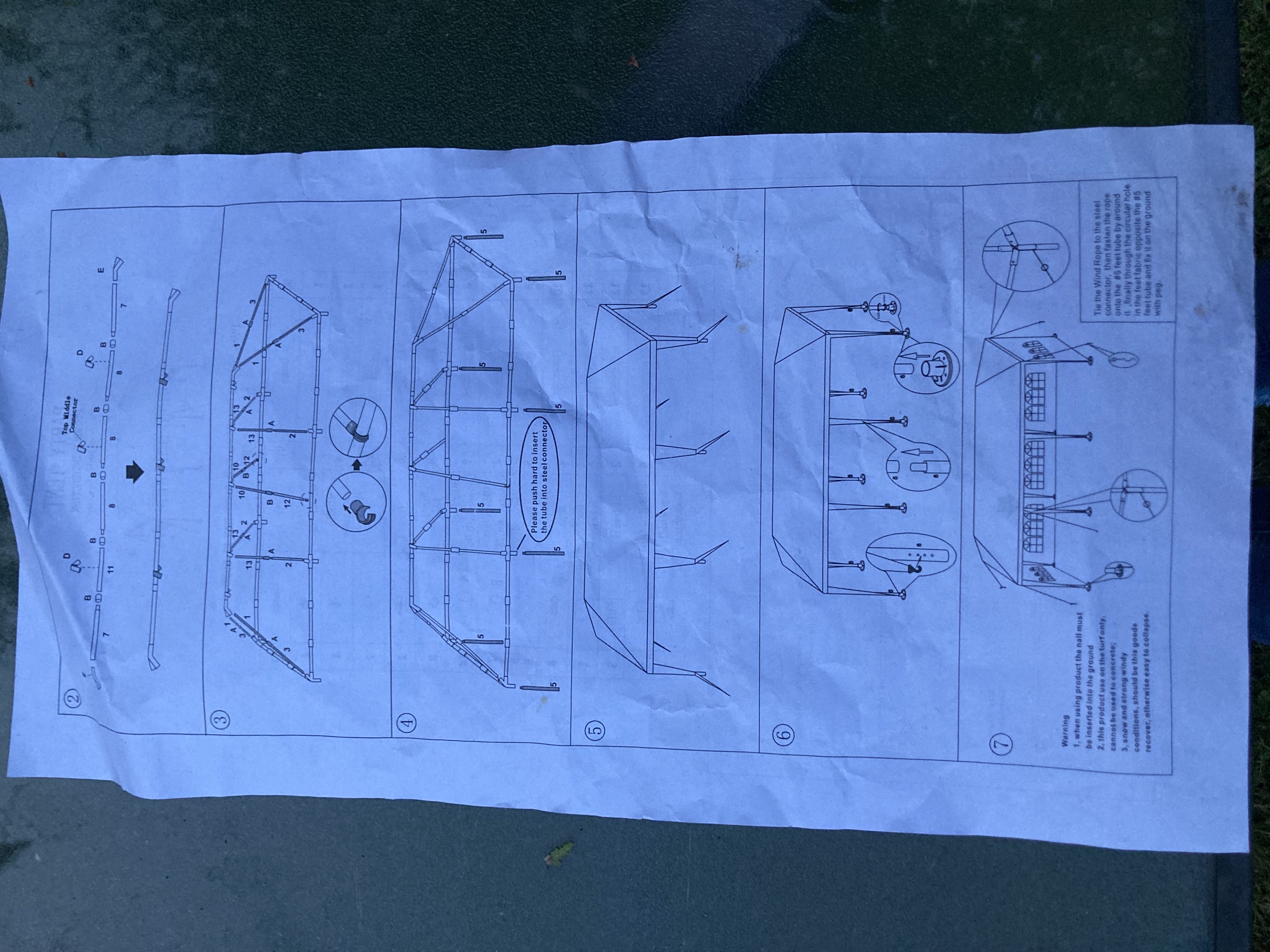 White Outdoor Tent - 10 x 30 ft