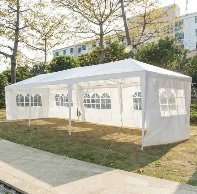 White Outdoor Tent - 10 x 30 ft