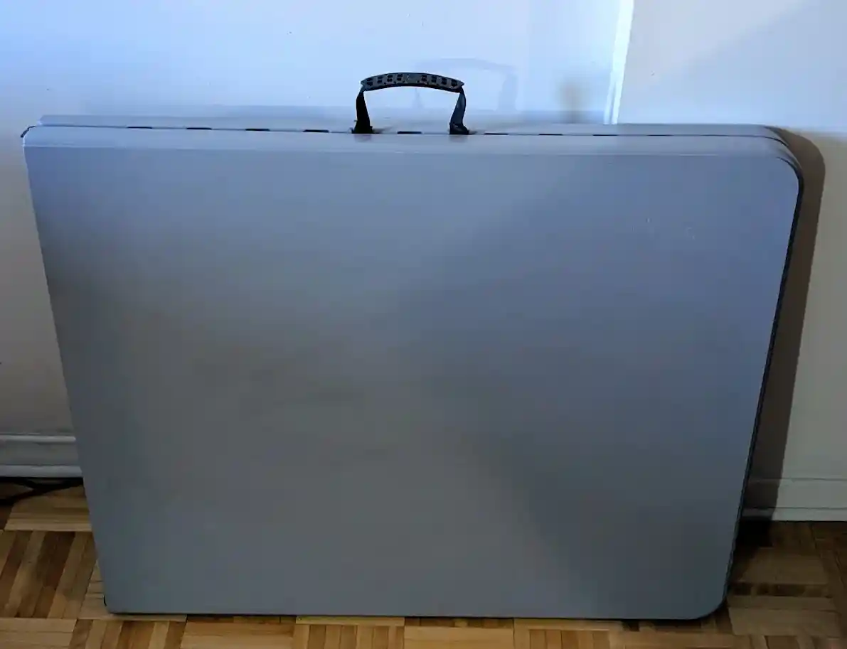6-Foot Folding Table with Carrying Handle