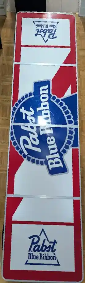 8-Foot Folding Beer Pong Table with Cups and Balls