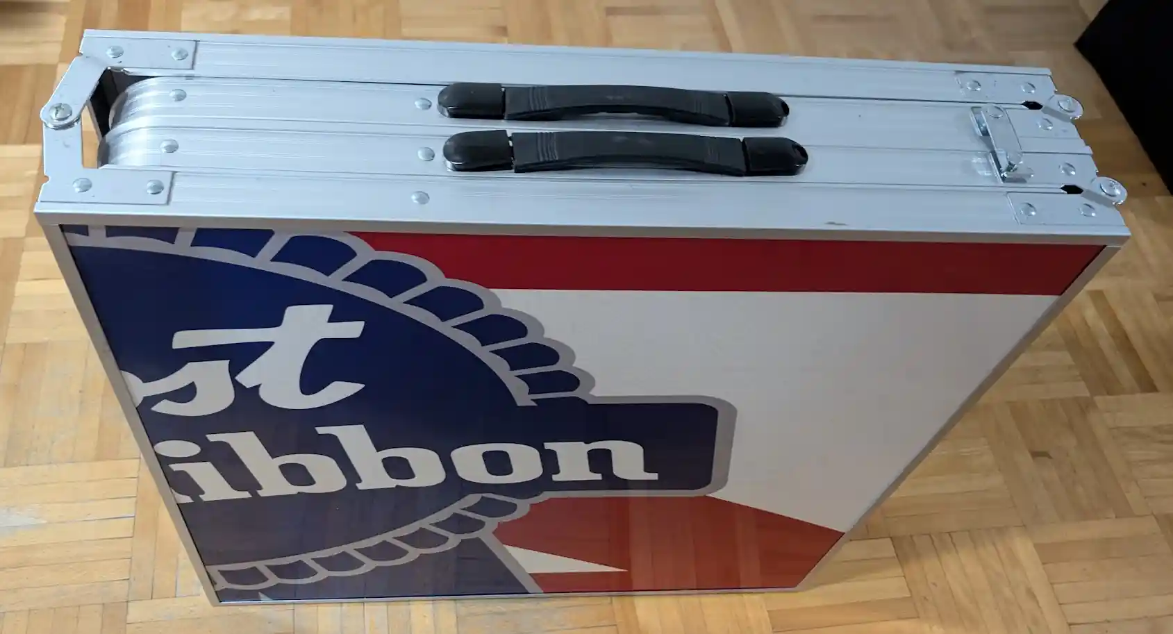8-Foot Folding Beer Pong Table with Cups and Balls
