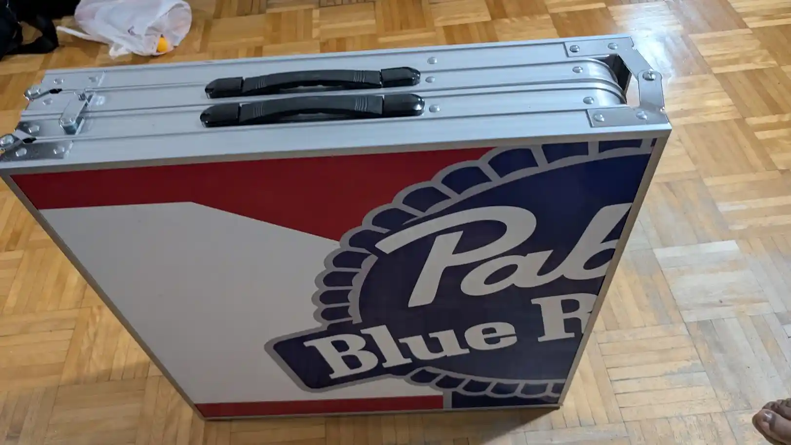 8-Foot Folding Beer Pong Table with Cups and Balls