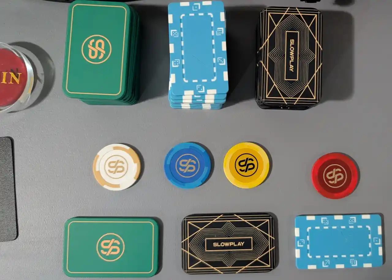 Premium SLOWPLAY 500-Piece Weighted Poker Chip Set