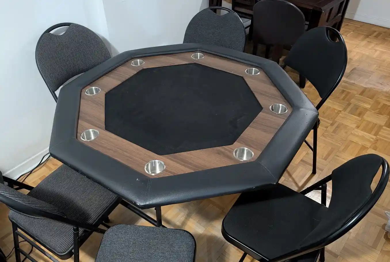 8-Player Folding Poker Table