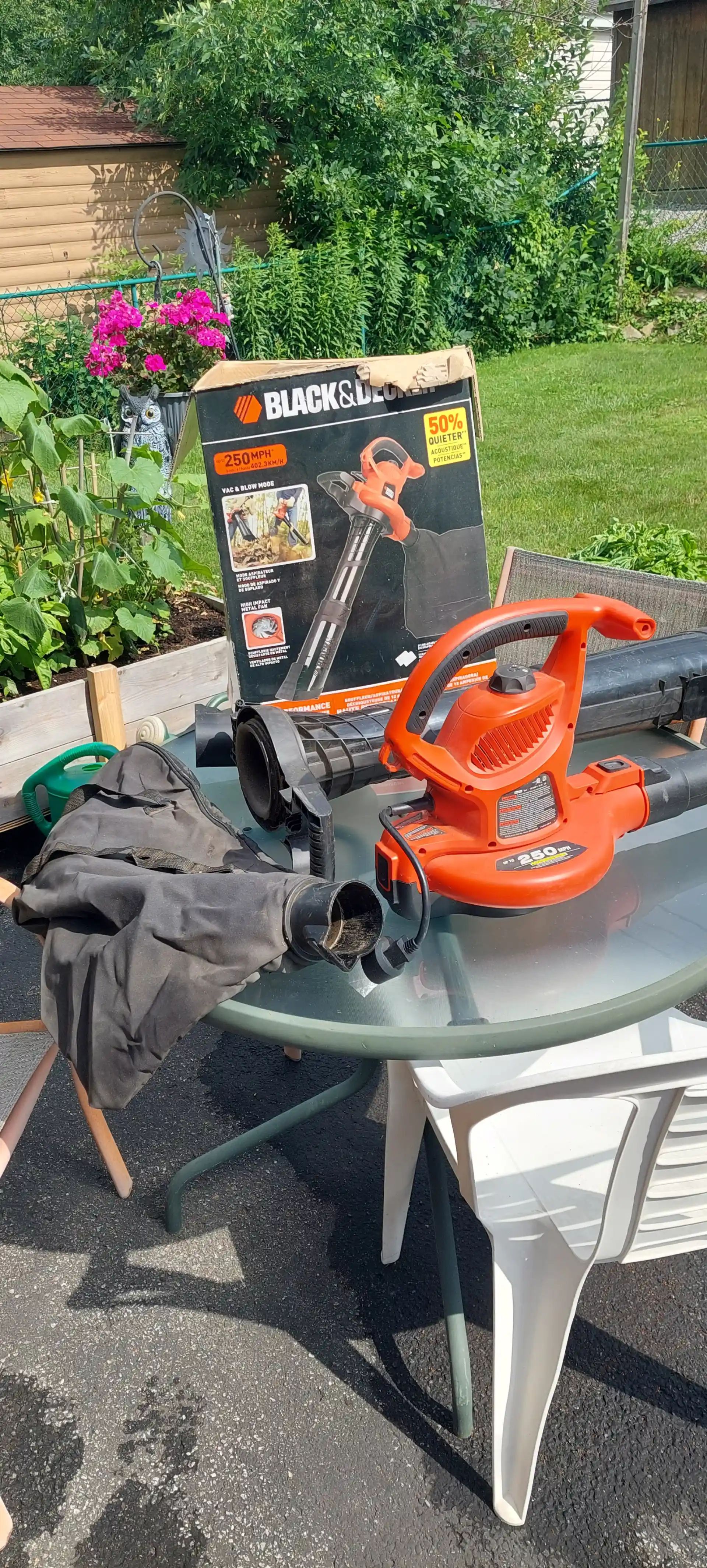 Black and Decker bv6000 Corded Leaf Blower