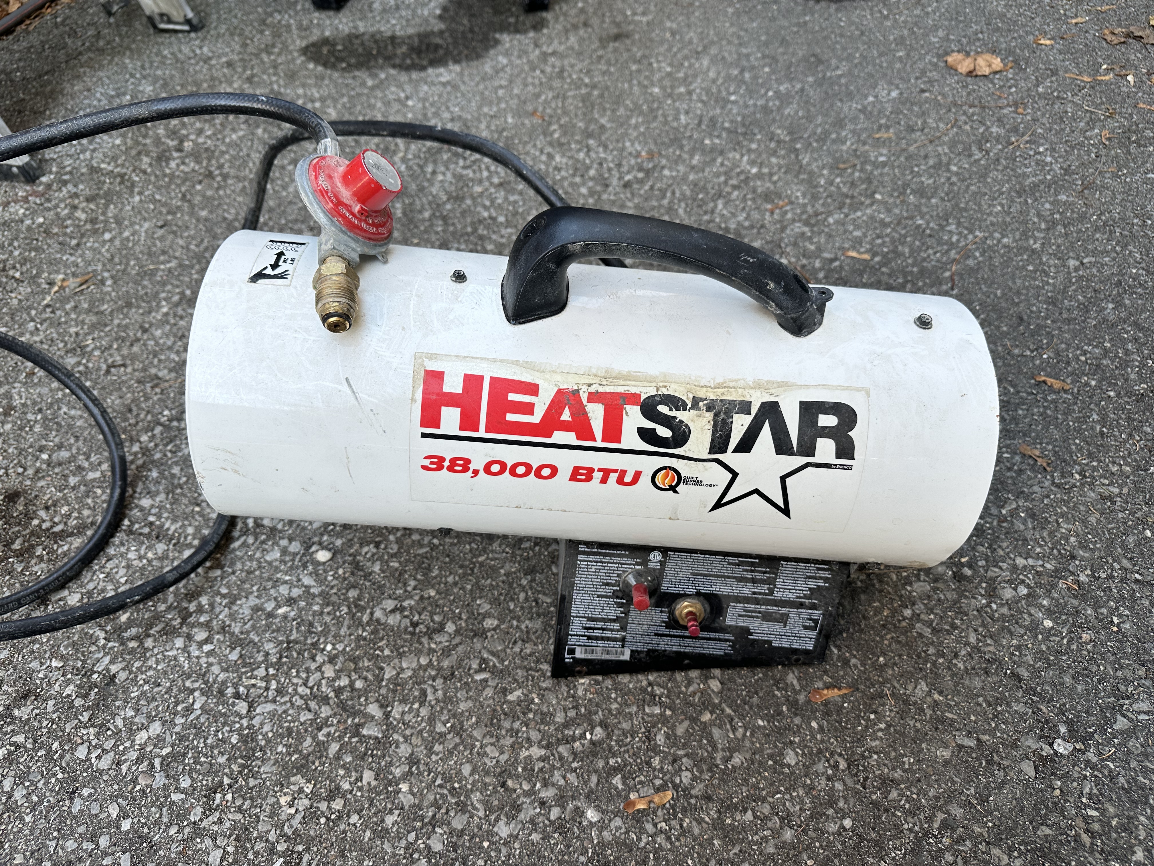 Forced-Air Propane Heater 38,000 BTU