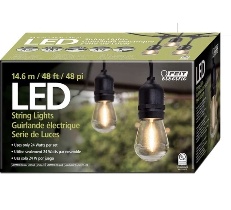 96 ft of LED String Lights