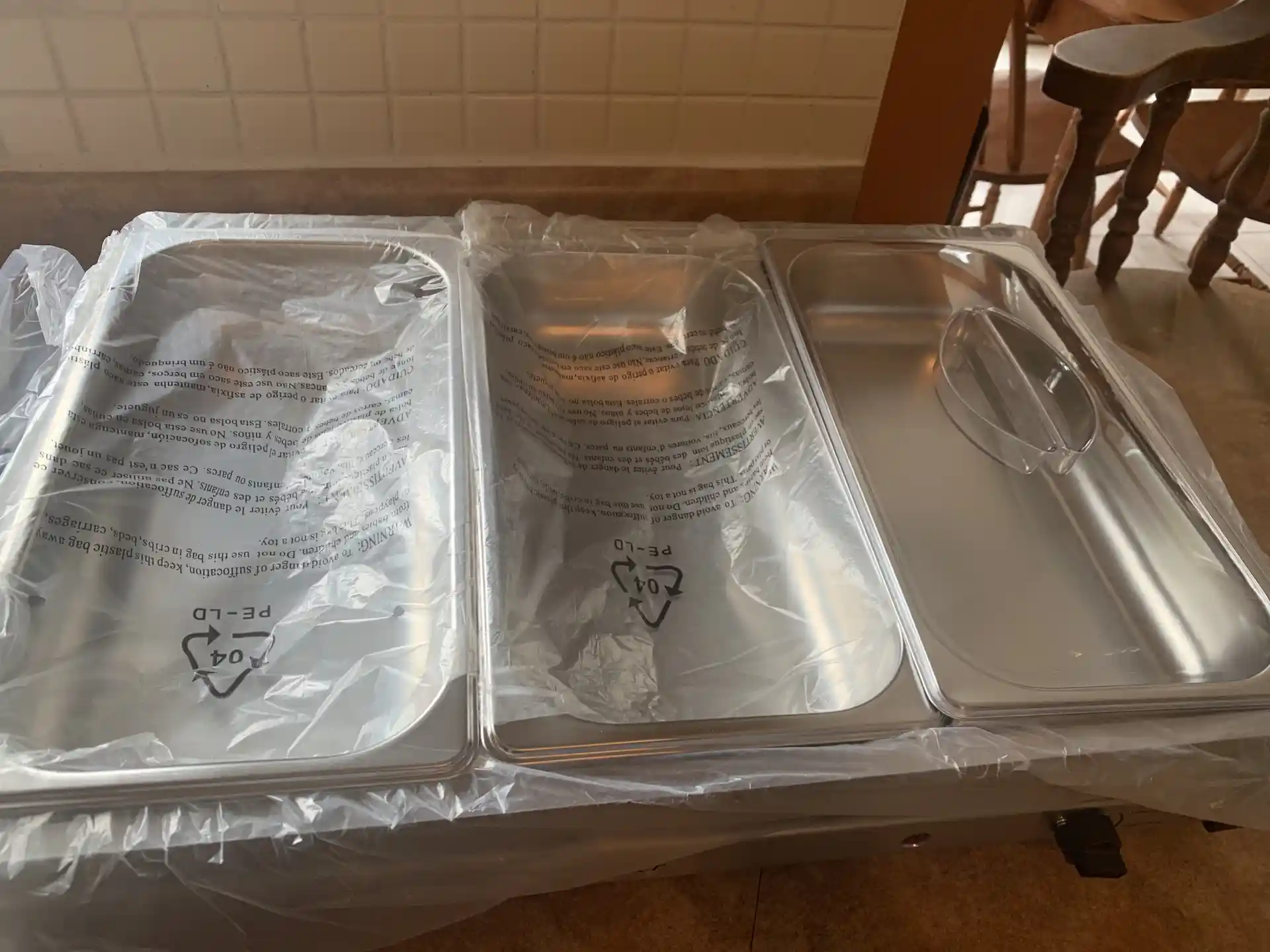 Triple Buffet Server
