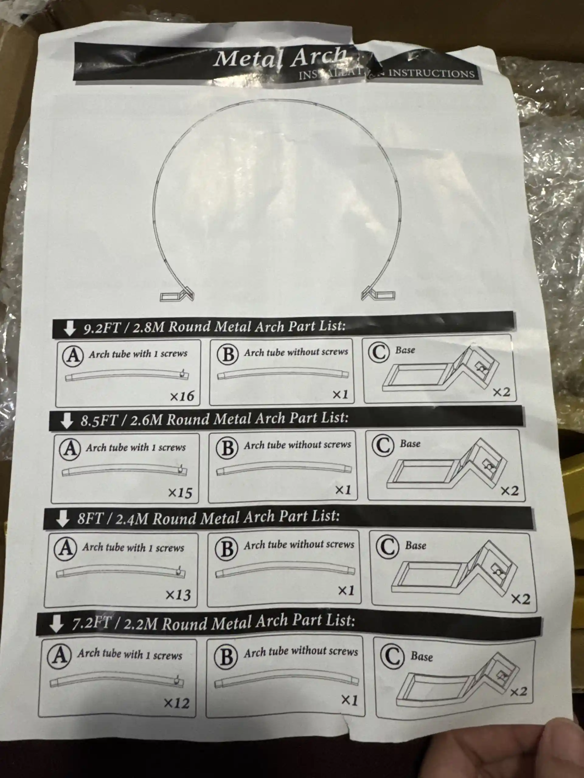 round backdrop stand