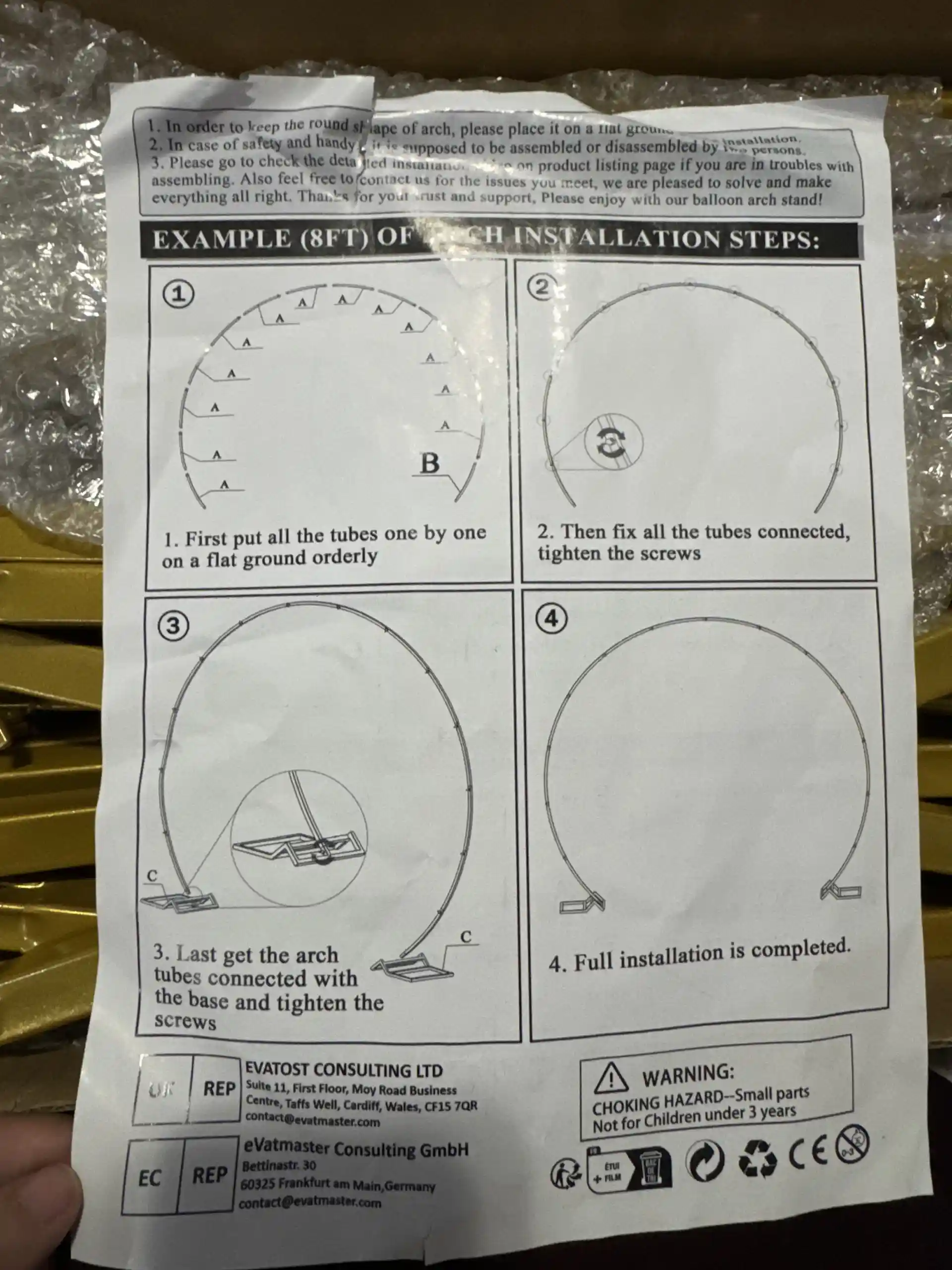 round backdrop stand