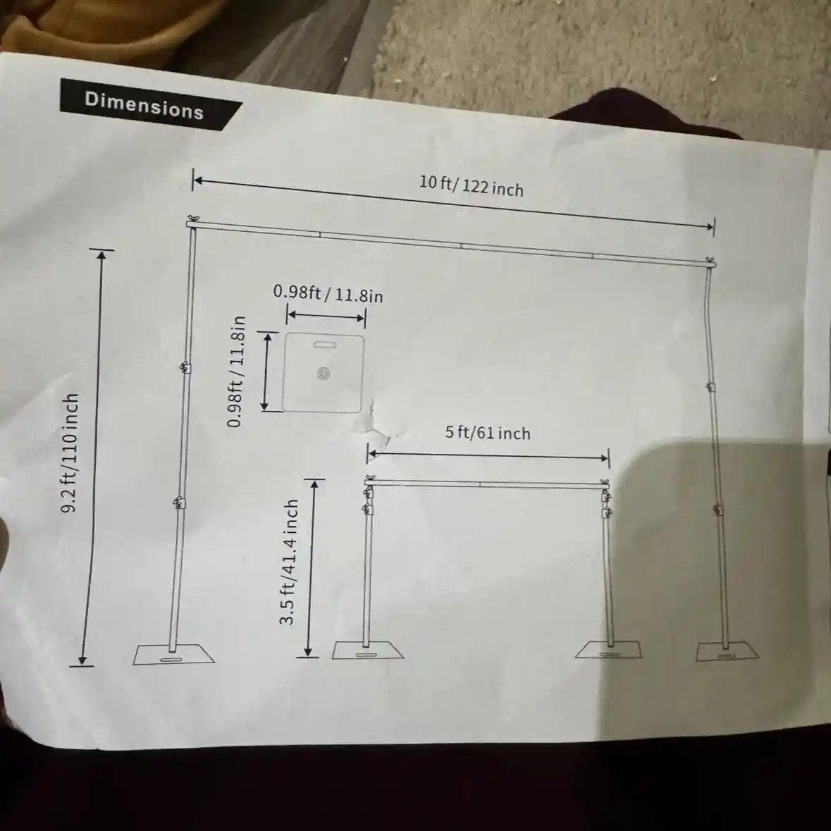 rent-backdrop stand