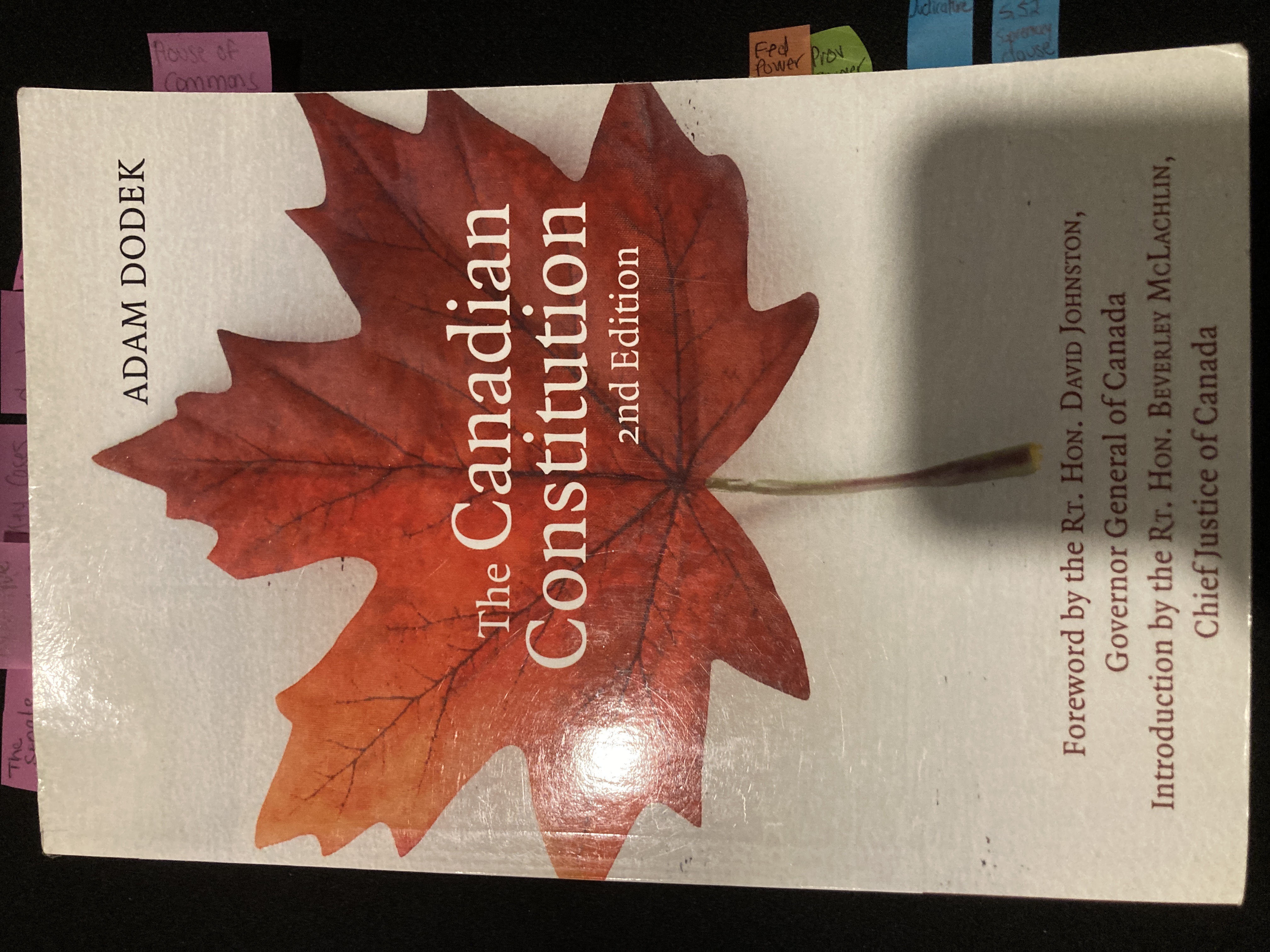 The Canadian Constitution - Law Textbook