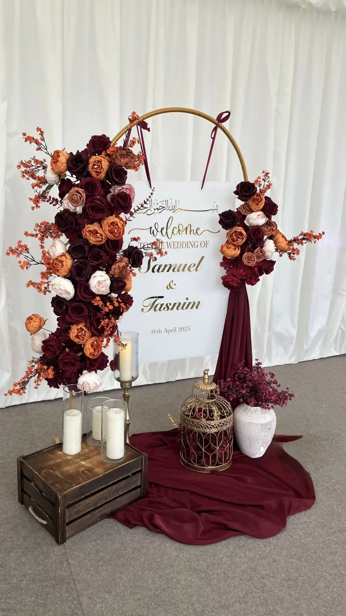 rent-stand for welcome board