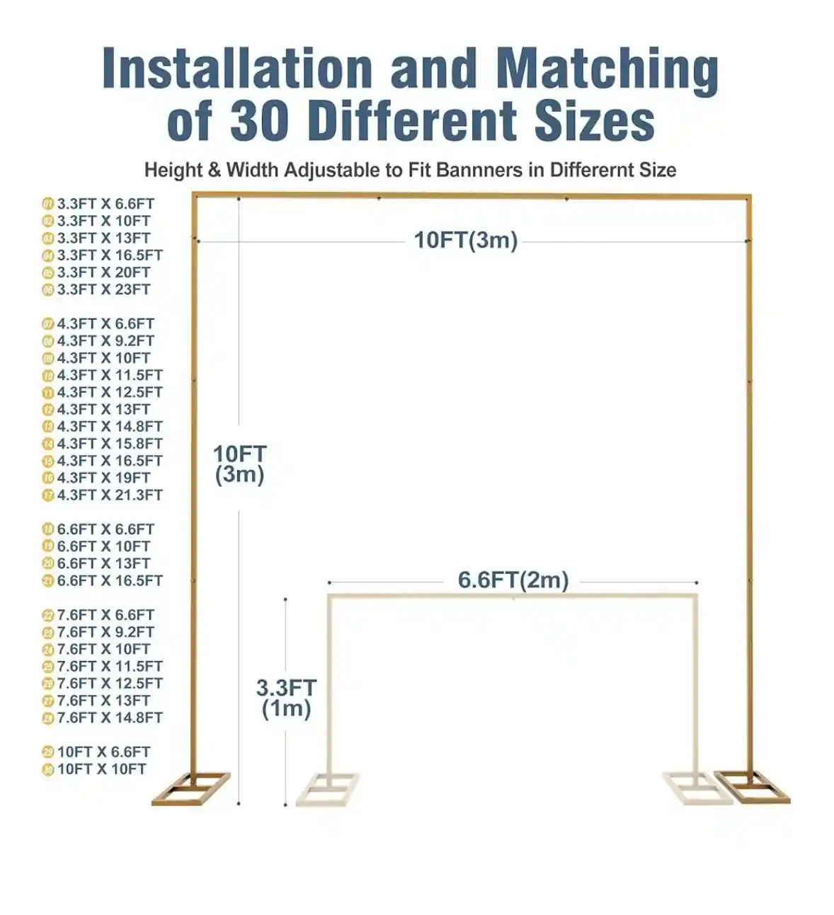 rent- 10x10 heavy duty stand
