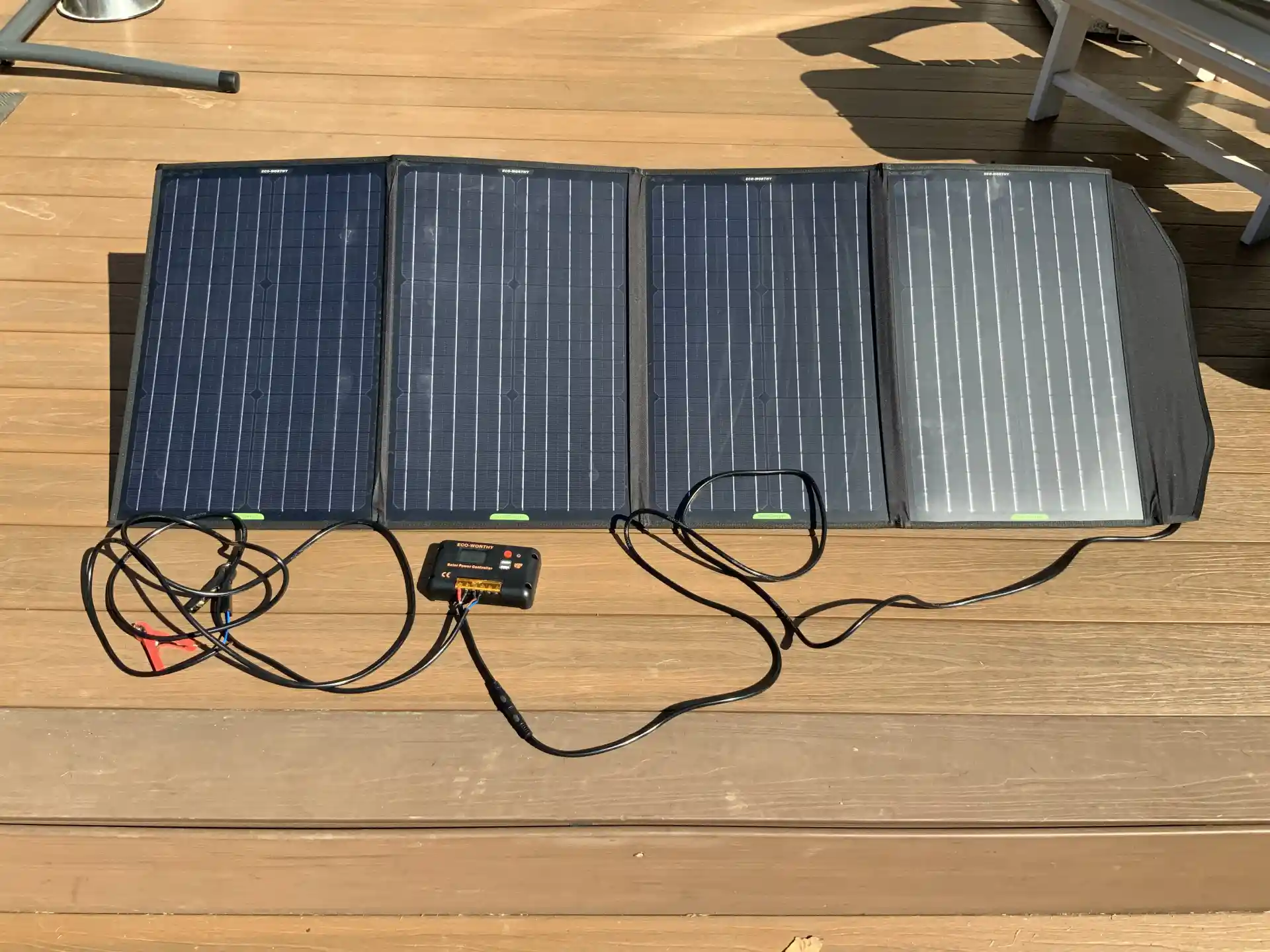 120W foldable solar panel