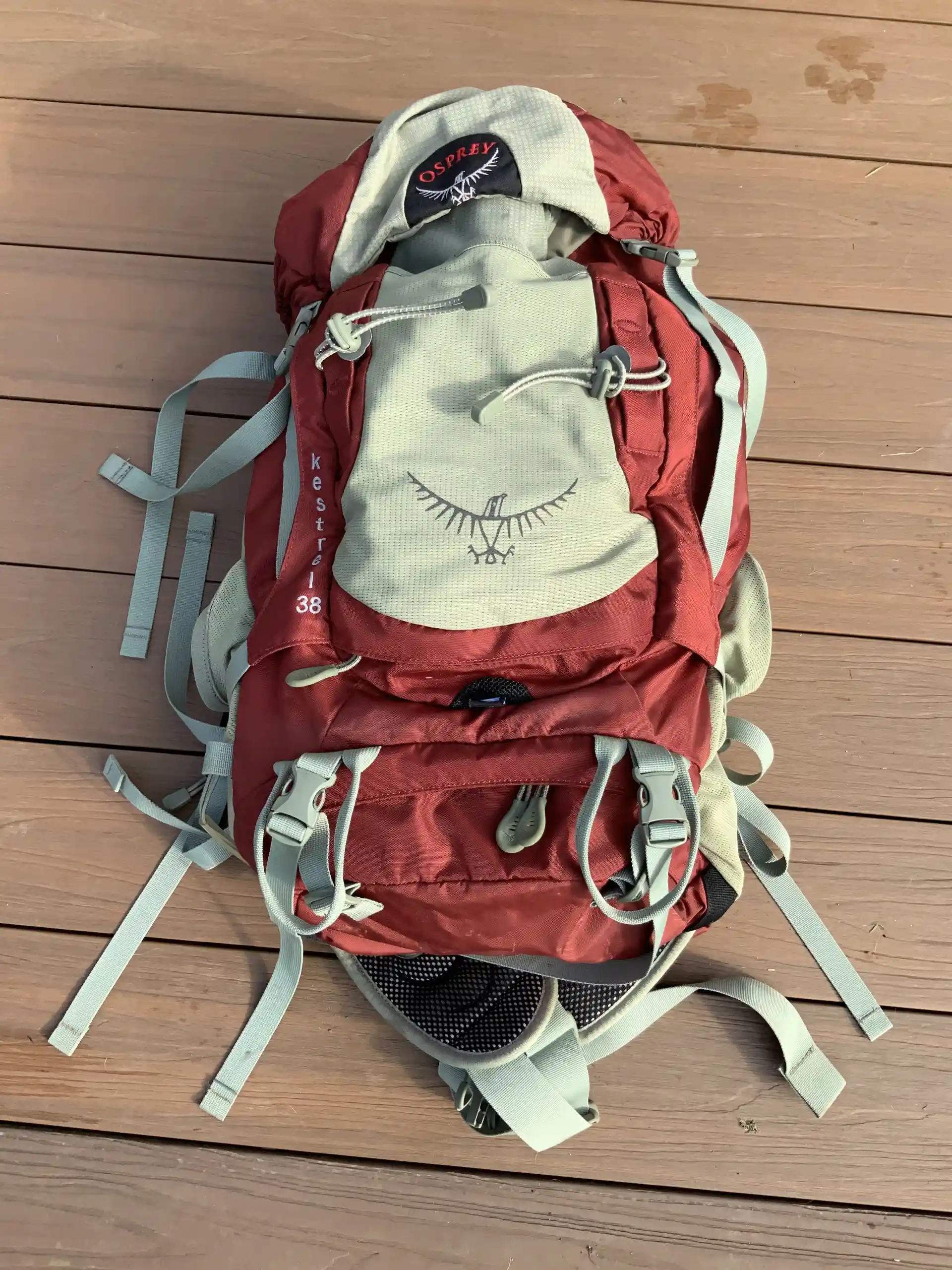 .38L Back packing pack