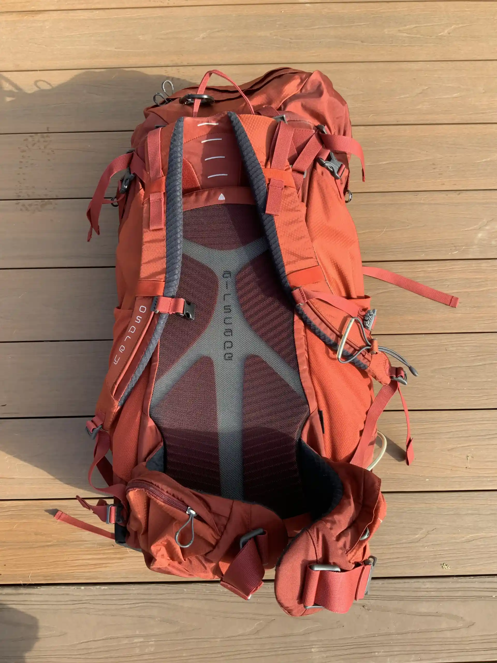 68L backpacking pack