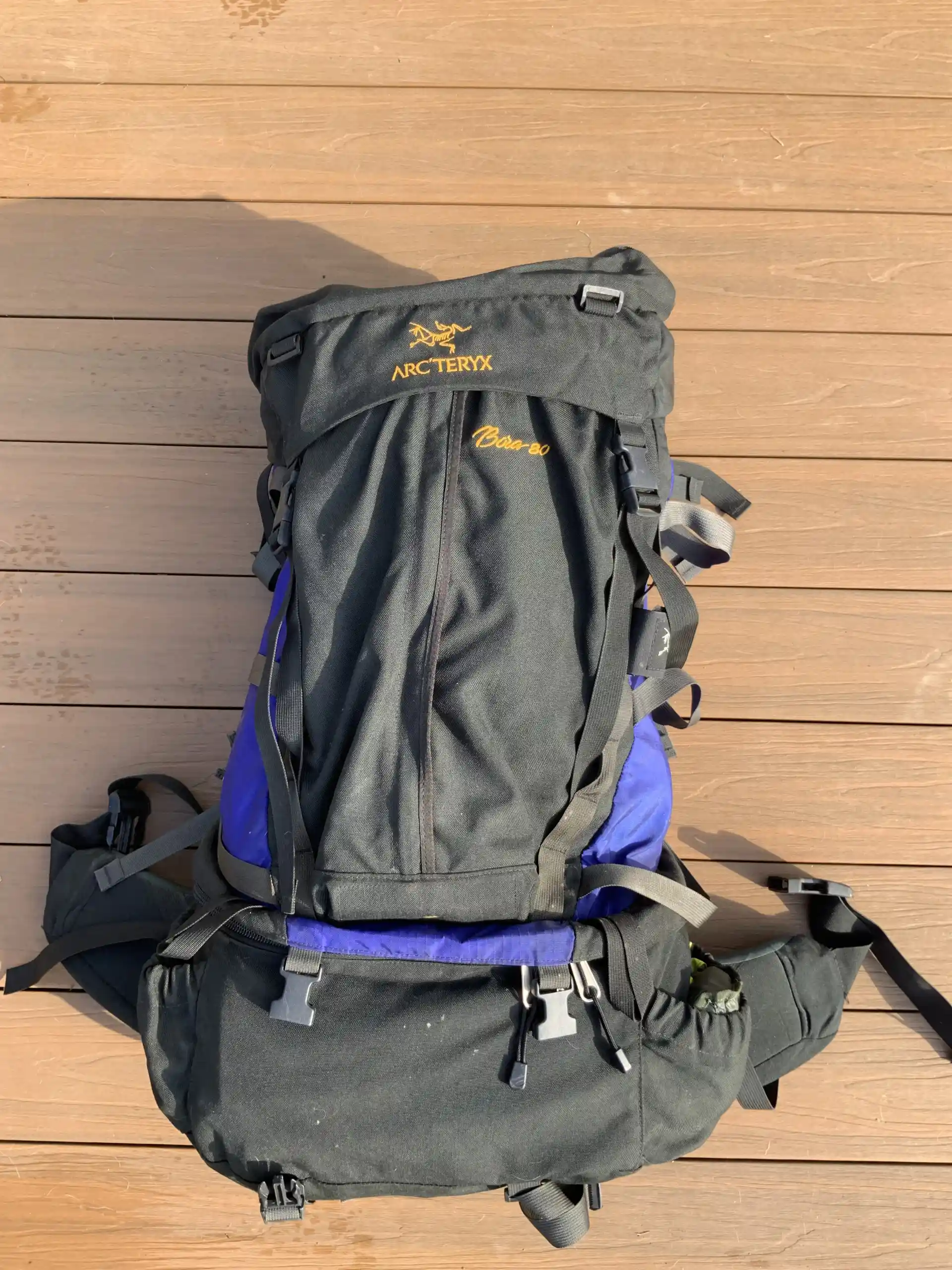 80L Arc’teryx backpacking pack