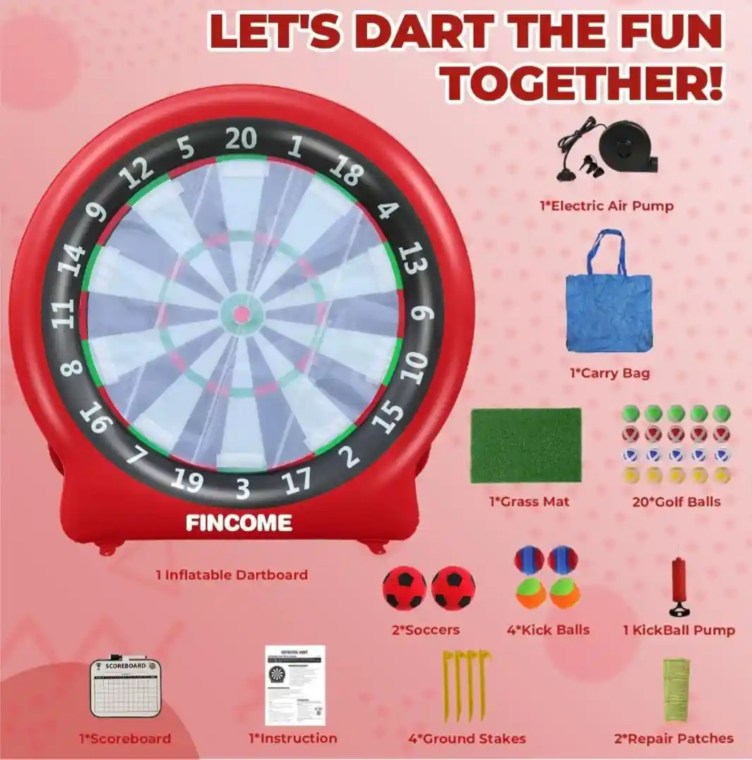 6ft Inflatable Dartboard
