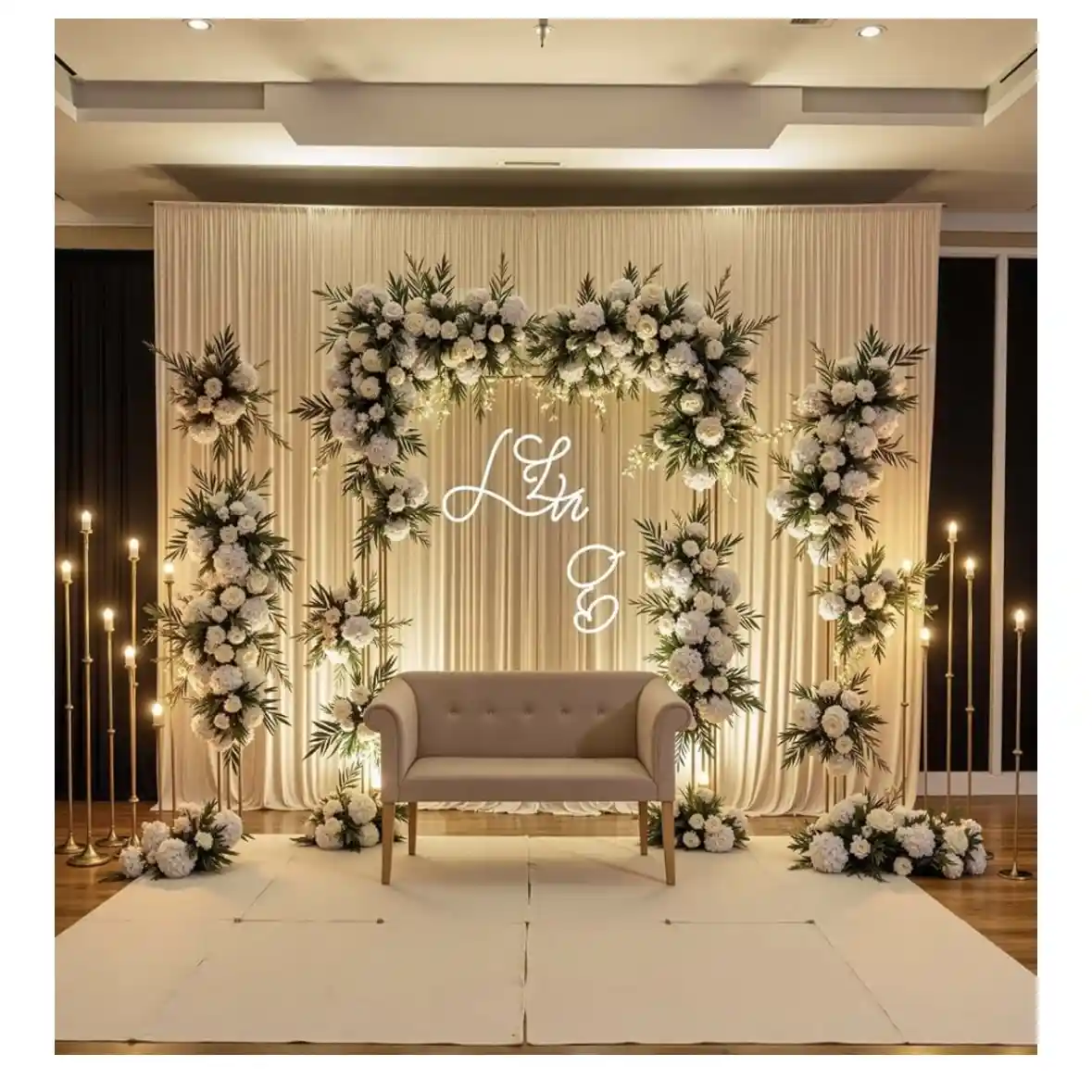 beige curtain