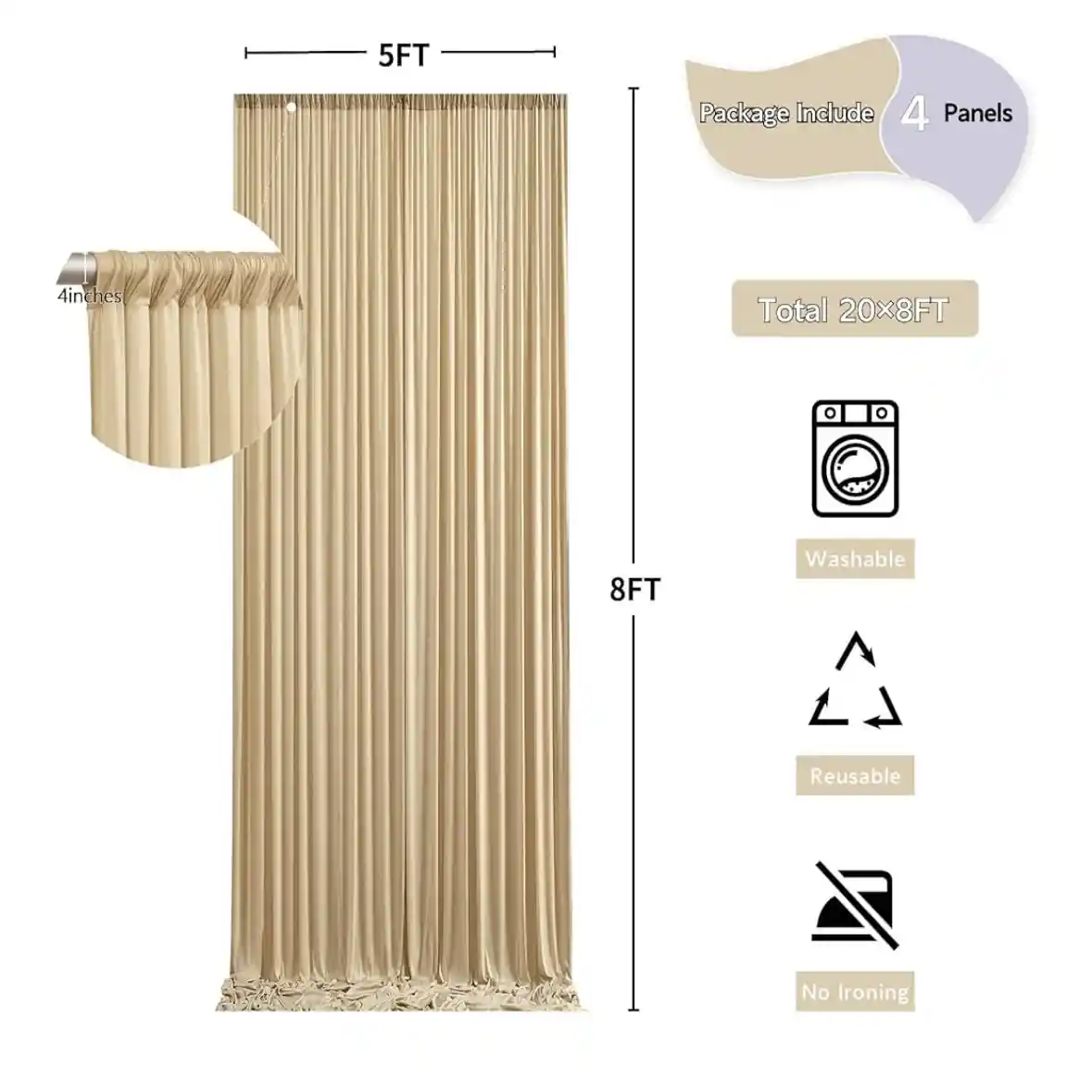 beige curtain