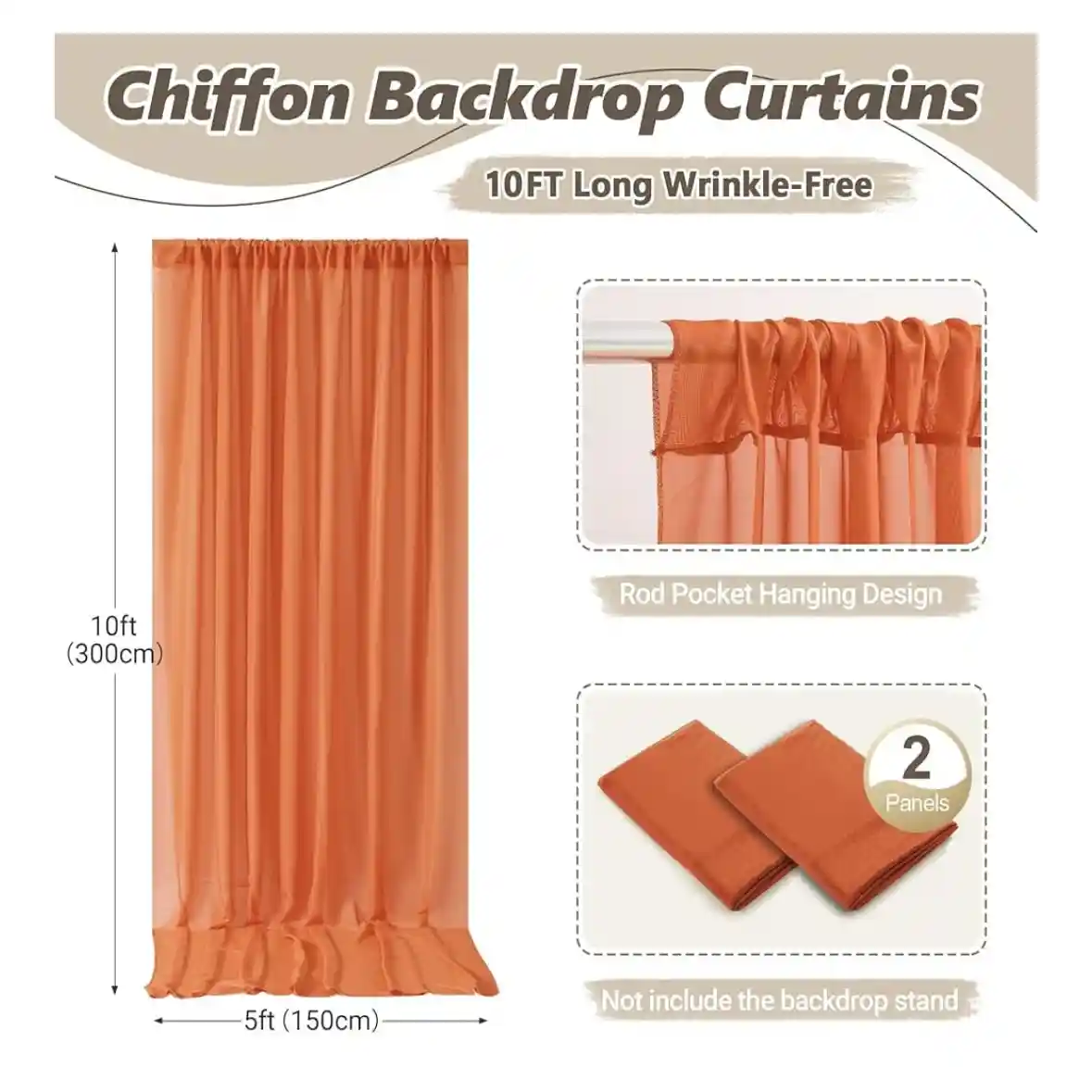 chiffon curtain