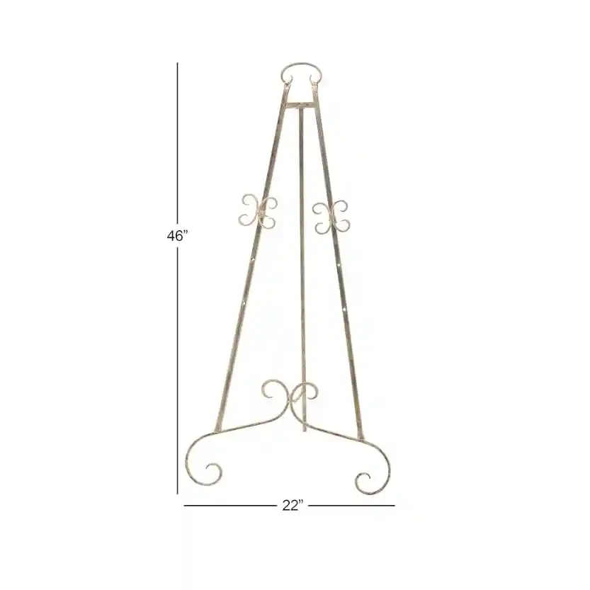 gold easel