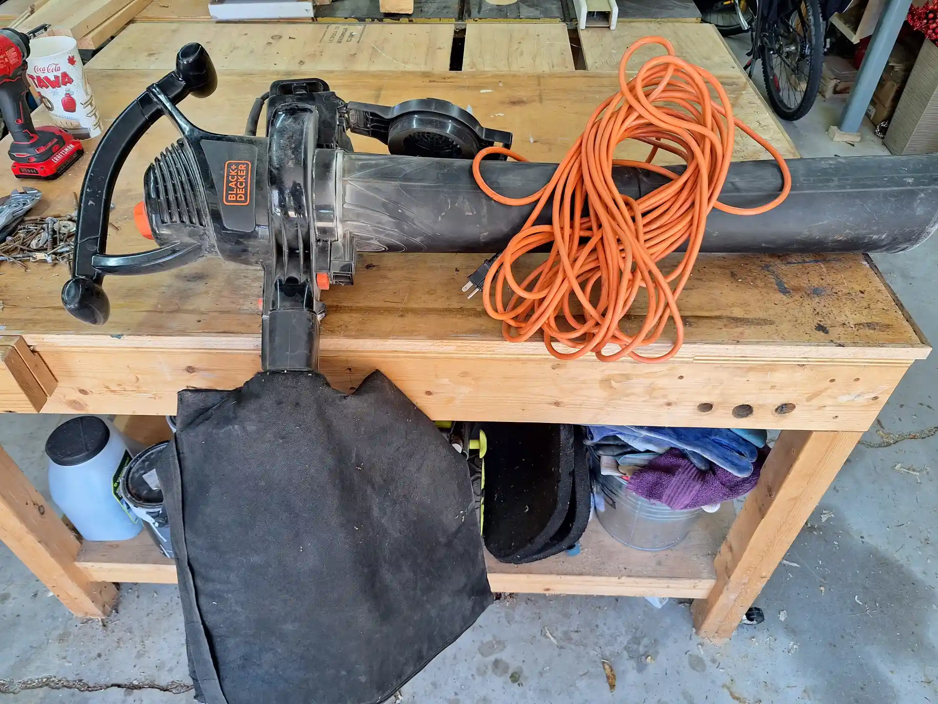15 amp leaf vacuum blower