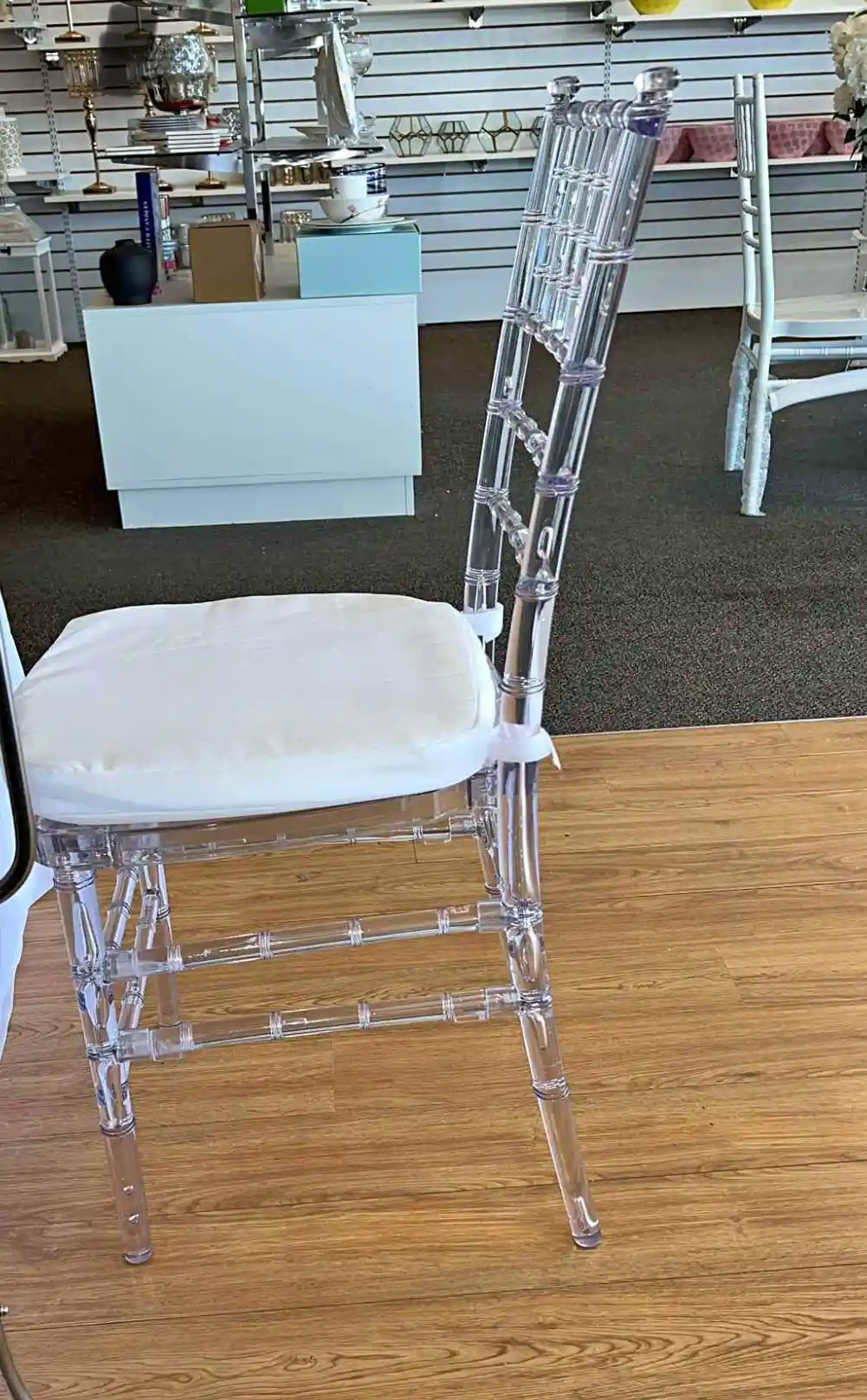 Party/acrylic chairs for rent