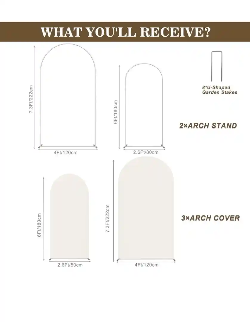 Arch backdrop set