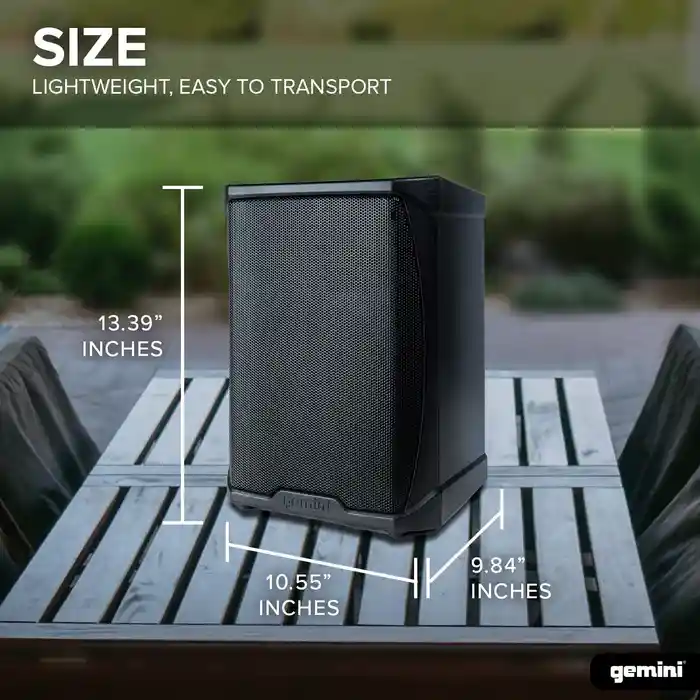 Portable 200W Bluetooth PA Speaker 12 Hour Battery