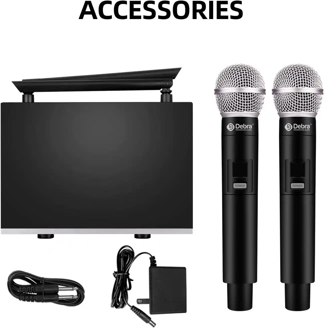 Wireless Microphone System Cordless Handheld