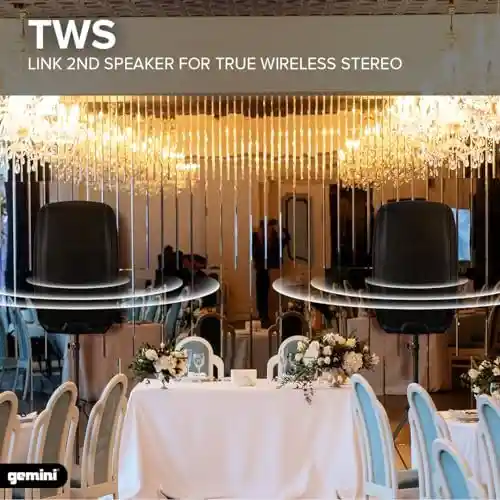 Pair of  10" Powered PA Speaker with Bluetooth