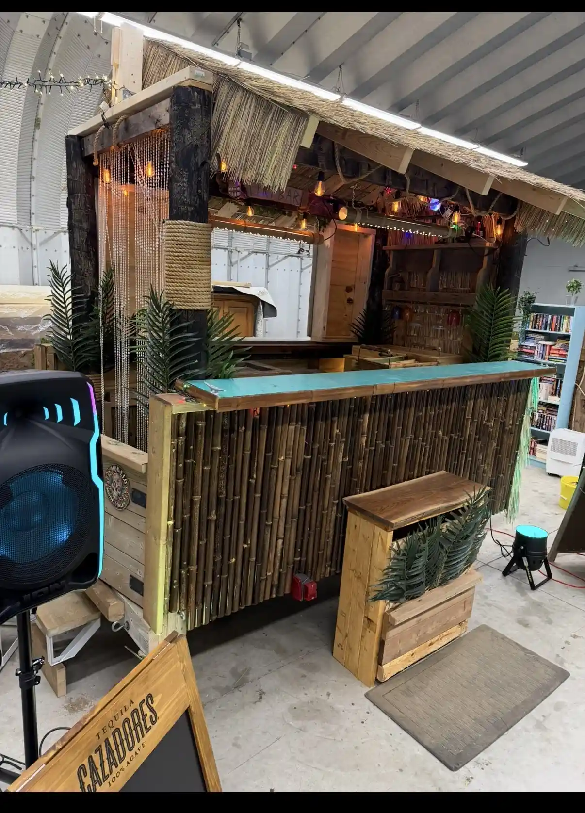 Mobile Tiki Bar & Party Set up.