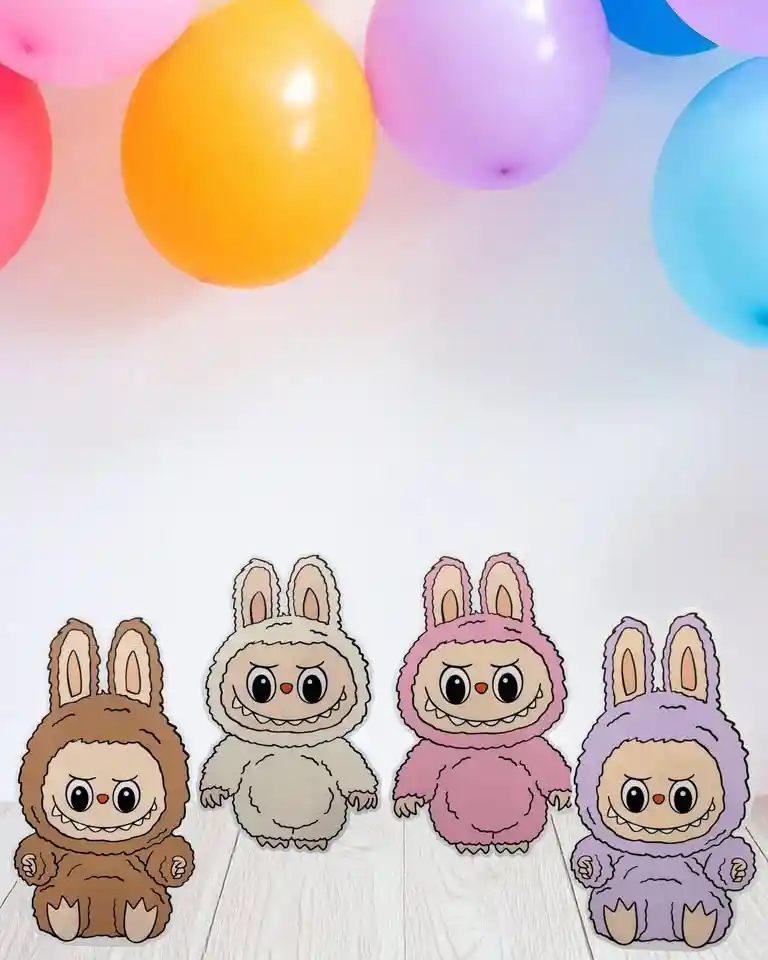 Labubu cut outs