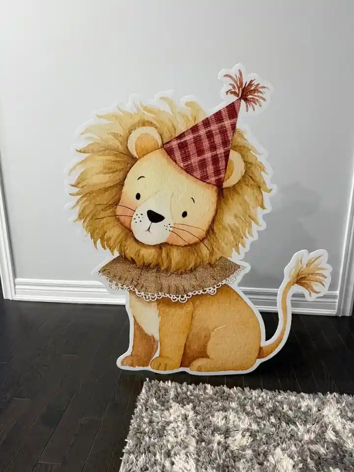 8 Carnival themed animals cut outs