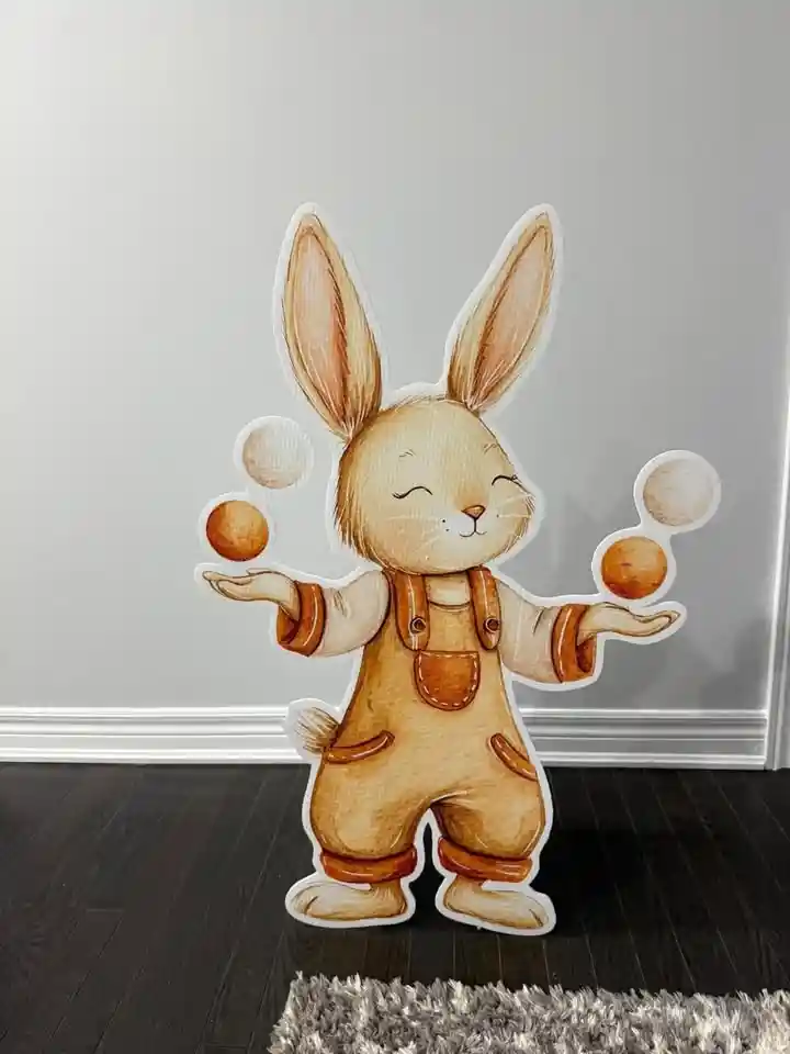 8 Carnival themed animals cut outs