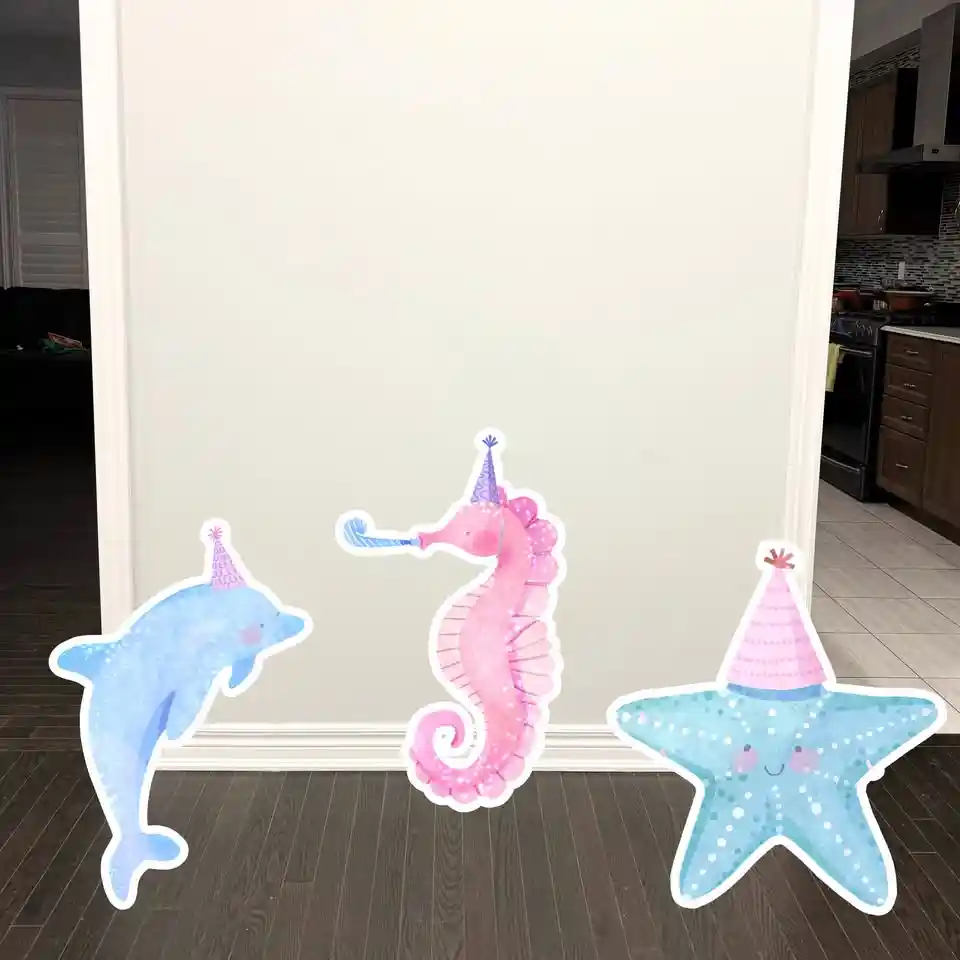 6 Under The Sea cut outs